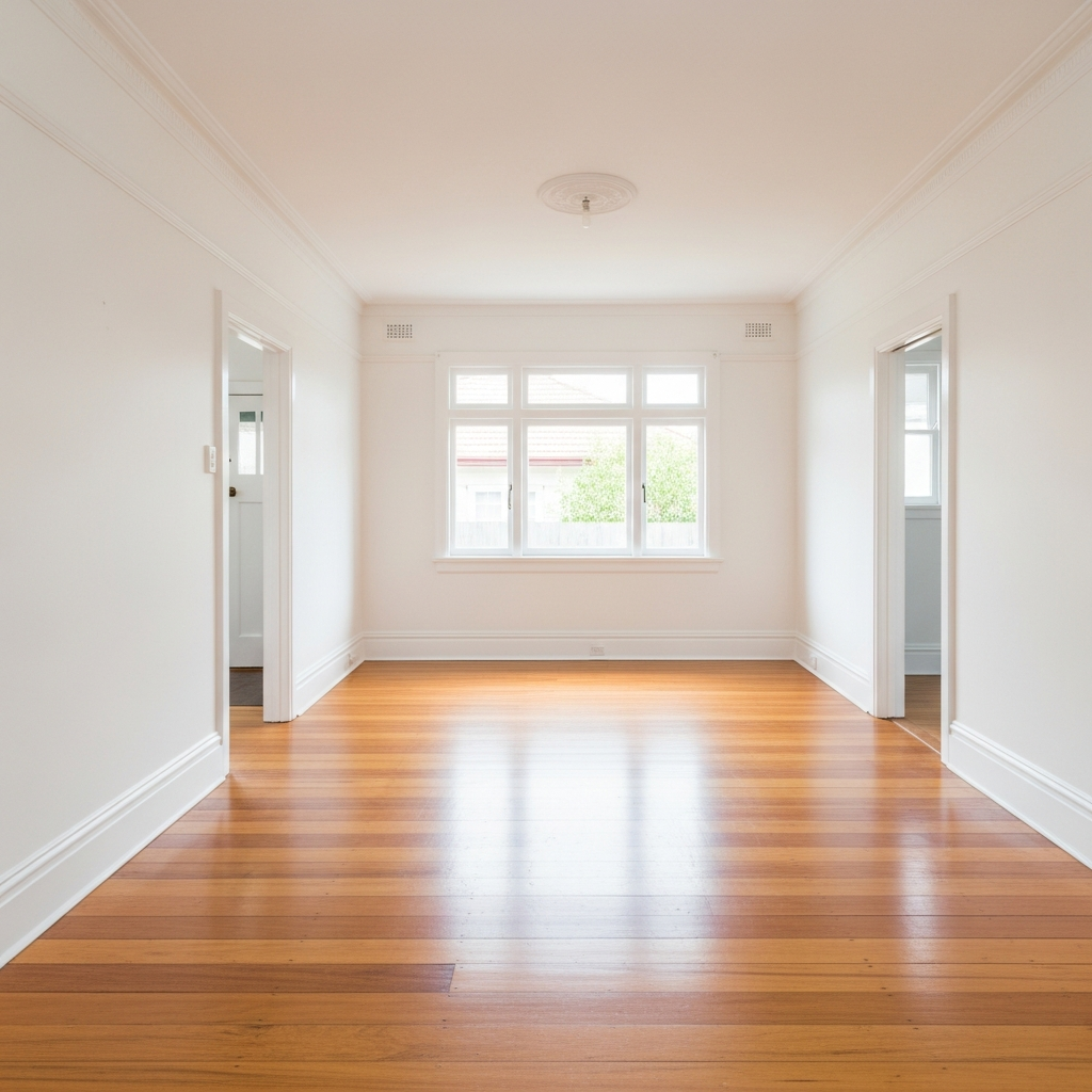 Nachher: Besenreiner Raum